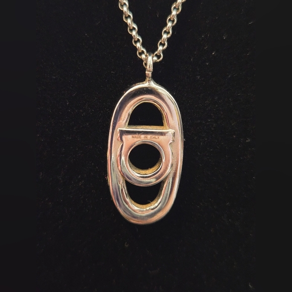 Salvatore Ferragamo Gancini Pendant Necklace - Picture 3 of 13